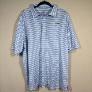 AHEAD Extreme Lake Las Vegas Southshore Mens Golf Polo XXL White/Blue Athletic
